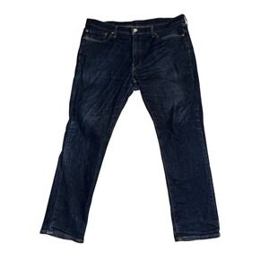 Levi's Premium 511 Slim Fit Jeans Men's W38 L30 Dark Wash Blue Big E tab rare